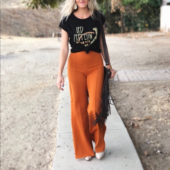 Gypsy Junkies Pants - Gypsy Junkies Perfect Pant in Pumpkin Spice